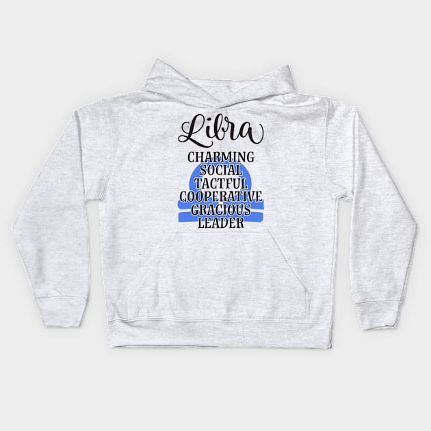 Libra Sign Kids Hoodie by thechicgeek